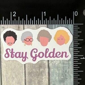🌀10/$10🌀 Golden Girls Reusable Sticker Decal